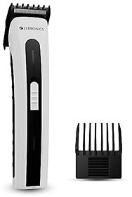 Zebronics Zeb-Ht51 Cordless Trimmer With Up To 45Mins Backup Stainless Steel Blade 3 In 1 Guide Comb Washable Attachments Led Indicator And Built In Rechargeable Battery