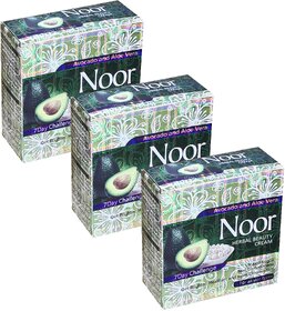 Noor Herbal Beauty Day  Night Cream - Pack Of 3 (28g)