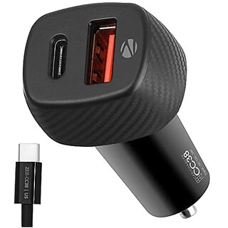 Zeb-Cc38 Car Charger Dual Port (Usb + Type C) Zeb-Cc38 Car Charger Dual Port (Usb + Type C)