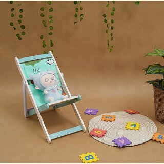                       3 Step Recliner Foldable Wooden Chair Ideal For Kids                                              