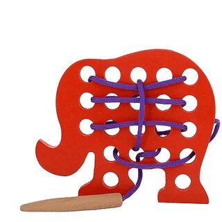                       Lacing the Elephant Ideal For Kids                                              