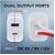 Zebronics Ma106B Usb And Type C Adapter 20Wattsquick Charge Power Delivery With Double Port (White)
