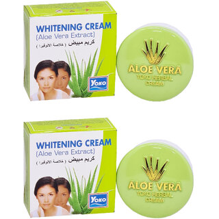                       Yoko Face Whitening Aloe Vera Extract Cream - Pack Of 2 (4gm)                                              