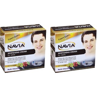                       Navia Men Whitening Cream - 28g (Pack Of 2)                                              