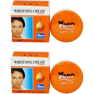                       Yoko Whitening Day SPF-15 For Men & Women Cream - Pack Of 2 (4gm)                                              