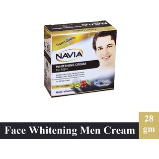                       Navia Face Whitening Men Cream - Pack Of 1 (28g)                                              