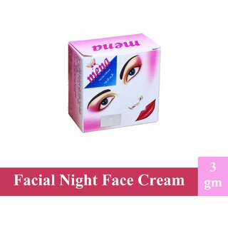 Mena Facial Whitening Cream - Pack Of 1 (3g) Mena Facial Whitening Cream - Pack Of 1 (3g)