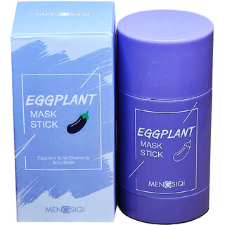                       Eggplant Acne Cleansing Solid Mask Stick - 40g                                              