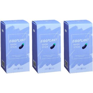 Eggplant Acne Cleansing Solid Mask Stick - 40g (Pack Of 3) Eggplant Acne Cleansing Solid Mask Stick - 40g (Pack Of 3)