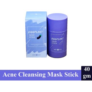                       Acne Cleansing Solid Eggplant Mask Stick (40gm)                                              