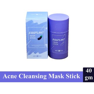 Acne Cleansing Solid Eggplant Mask Stick (40gm) Acne Cleansing Solid Eggplant Mask Stick (40gm)