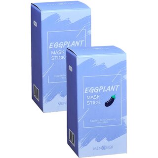                       Eggplant Acne Cleansing Mask Stick - Pack Of 2 (40g)                                              