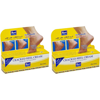 Yoko Cracked Heel Moisturize & Smoothen Cream - 50g (Pack Of 2) Yoko Cracked Heel Moisturize & Smoothen Cream - 50g (Pack Of 2)