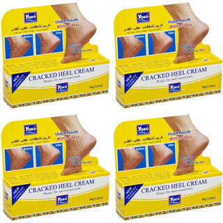 Yoko Cracked Heel Moisturize & Smoothen Cream - 50g (Pack Of 4) Yoko Cracked Heel Moisturize & Smoothen Cream - 50g (Pack Of 4)