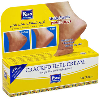 Yoko Cracked, Rough & Dry Skin Heel Cream - 50g Yoko Cracked, Rough & Dry Skin Heel Cream - 50g