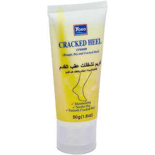 Yoko Cracked, Rough & Dry Heel Cream - Pack Of 1 (50g) Yoko Cracked, Rough & Dry Heel Cream - Pack Of 1 (50g)