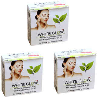                       White Glow Whitening & Beauty Cream - 28g (Pack Of 3)                                              