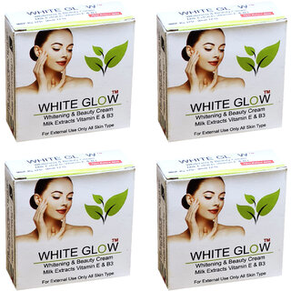                       White Glow Whitening & Beauty Cream - 28g (Pack Of 4)                                              