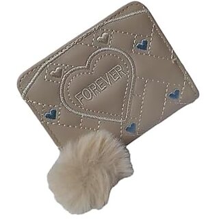 Girl'S Fashion Card Coin Holder Ladies Small Metal Purse Women'S Wallet (Beige) Girl'S Fashion Card Coin Holder Ladies Small Metal Purse Women'S Wallet (Beige)