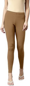 SHE PURE LUXURY WEAR Ankle Length  Ethnic Wear Legging  (Beige, Solid)