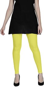 SHE PURE LUXURY WEAR Ankle Length  Ethnic Wear Legging  (Yellow, Solid)