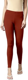 SHE PURE LUXURY WEAR Ankle Length  Ethnic Wear Legging  (Brown, Solid)