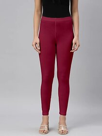 SHE PURE LUXURY WEAR Ankle Length  Ethnic Wear Legging  (Pink, Solid)