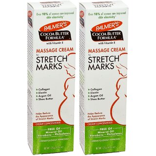                       Palmers Stretch Marks Massage Cream - 125gm (Pack Of 2)                                              