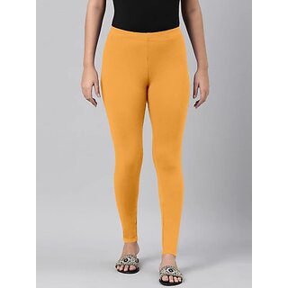 SHE PURE LUXURY WEAR Ankle Length  Ethnic Wear Legging  (Yellow, Solid)