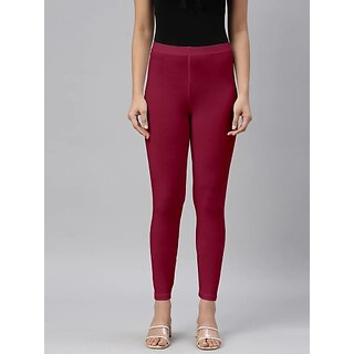                      SHE PURE LUXURY WEAR Ankle Length  Ethnic Wear Legging  (Pink, Solid)                                              