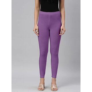                       SHE PURE LUXURY WEAR Ankle Length  Ethnic Wear Legging  (Light Blue, Solid)                                              