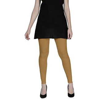                       SHE PURE LUXURY WEAR Ankle Length  Ethnic Wear Legging  (Gold, Solid)                                              