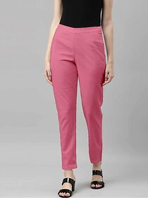 SHE PURE LUXURY WEAR Women Regular Fit Multicolor Pure Cotton Trousers