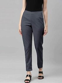 SHE PURE LUXURY WEAR Women Regular Fit Multicolor Pure Cotton Trousers