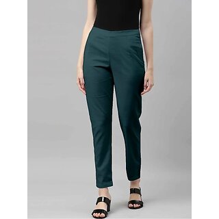 SHE PURE LUXURY WEAR Women Regular Fit Multicolor Pure Cotton Trousers