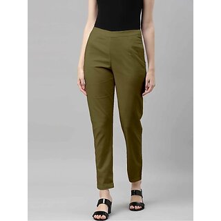                       SHE PURE LUXURY WEAR Women Regular Fit Multicolor Pure Cotton Trousers                                              