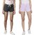 SHE PURE LUXURY WEAR Pack of 2 Solid Women Dark Grey, Purple Hotpants