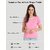SHE PURE LUXURY WEAR Women Solid Round Neck Reversible Organic Cotton Pink T-Shirt