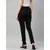 SHE PURE LUXURY WEAR Women Regular Fit Black Pure Cotton Trousers