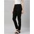 SHE PURE LUXURY WEAR Women Regular Fit Black Pure Cotton Trousers