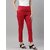SHE PURE LUXURY WEAR Women Regular Fit Red Pure Cotton Trousers