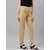 SHE PURE LUXURY WEAR Women Regular Fit Gold Pure Cotton Trousers