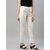 SHE PURE LUXURY WEAR Women Regular Fit White Pure Cotton Trousers