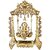 Royalstuffs Brass Ganesha Idol Murti Sitting On Jhula Worship For Temple Home, 66 Cm Height