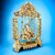 Royalstuffs Brass Ganesha Idol Murti Sitting On Jhula Worship For Temple Home, 66 Cm Height