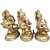 Royalstuffs Brass Ganesha, Lakshmi, And Saraswathi Big Statue Set-Height:10 Inch,Weight:16 Kg
