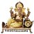 Royalstuffs India Brass Lord Ganesha Sitting On Chowki, Height: 15