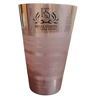 Royalstuffs 650 Ml Copper Water Drinking Glass