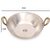 Royalstuffs Brass Pital Heavy Weight Serving Kadhai Cookware With Brass Ghee Pot With Spoon (1250 Ml)