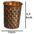 Royalstuffs Hammered Copper Glasses Heavy And Durable For Daily Use With Health Benefits